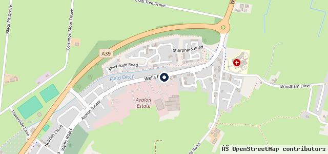 Map showing the location of Lintells Garage
