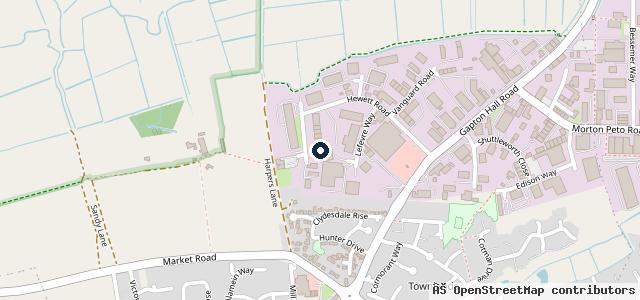 Map showing the location of A A A Motor Services