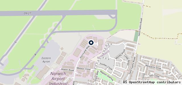 Map showing the location of Airport M O T Centre Ltd