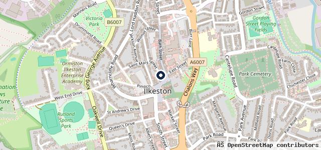 Map showing the location of AK Autos