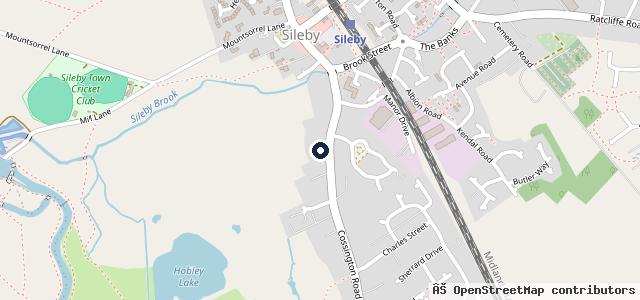 Map showing the location of Ark Motors Sileby Ltd