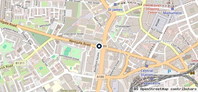 Map showing the location of Armstrong Engineering & Armstrong Racing Development