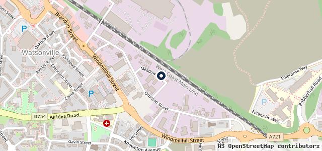 Map showing the location of C & C MOT & Service Centre Ltd