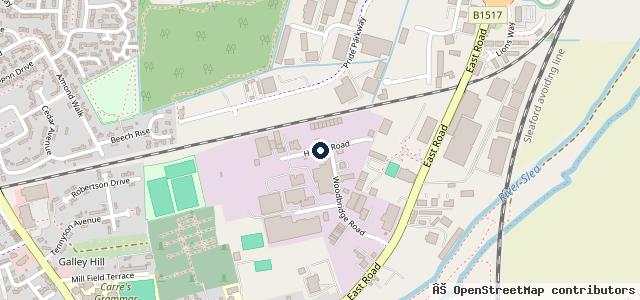 Map showing the location of Cawsey Motors