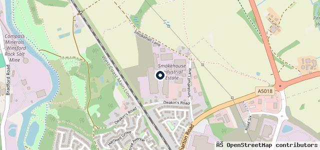 Map showing the location of Cheshire Auto Repairs