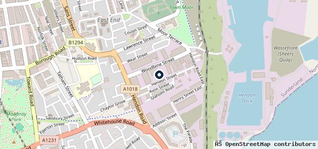 Map showing the location of Commercial Motor Repairs