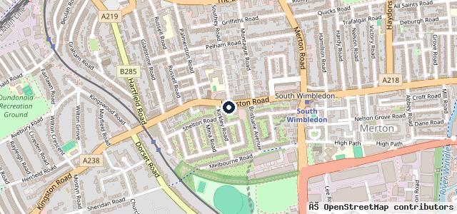 Map showing the location of Wimbledon Carriage Company Ltd