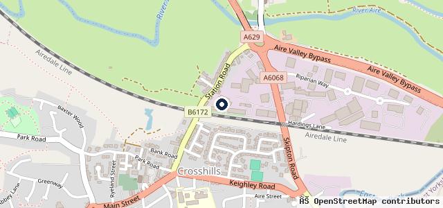 Map showing the location of Airedale Autoparts