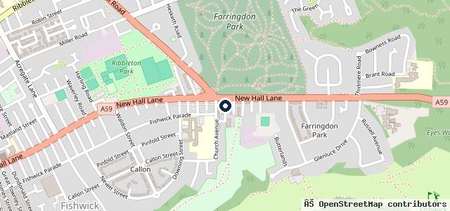 Map showing the location of Devonshire Garage Ltd