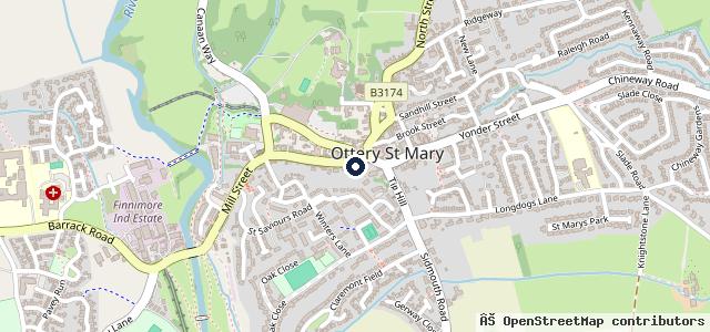 Map showing the location of Downs Motors Ottery Ltd