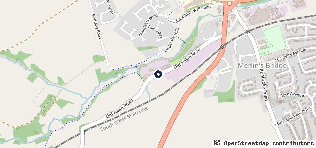 Map showing the location of Eddie Thomas