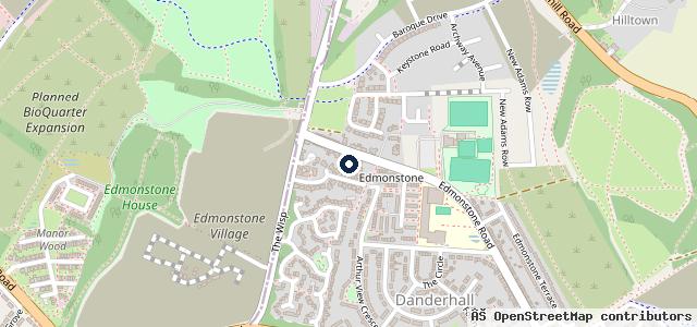 Map showing the location of Edmonstone Garage Ltd