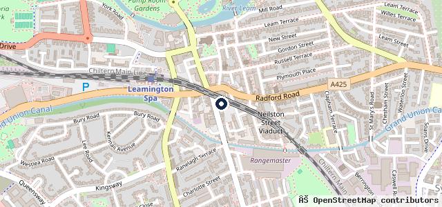 Map showing the location of Frettons Of Leamington Ltd