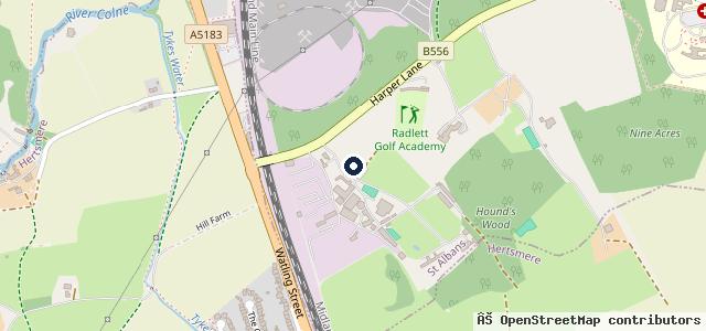 Map showing the location of Frogmore Garage