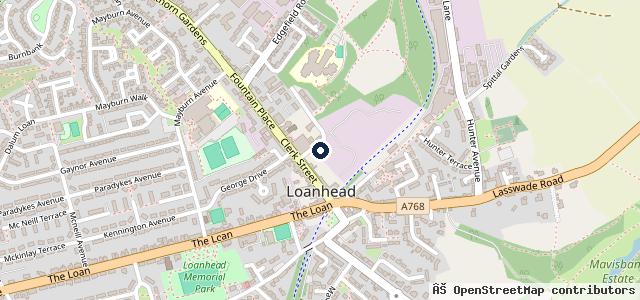 Map showing the location of G A Autos MOT Testing MidLothian