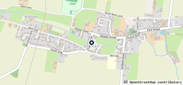 Map showing the location of G Boyes Shop & Garage