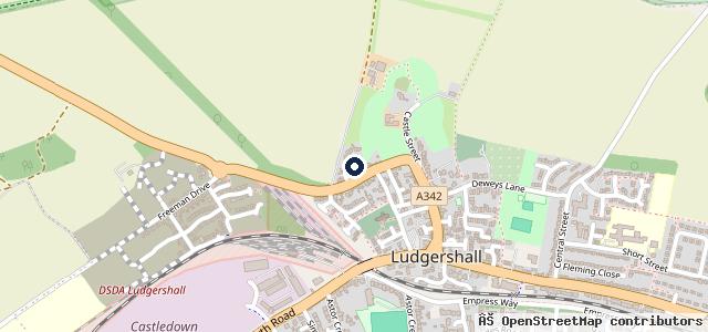 Map showing the location of G.P. Lillywhite & Sons