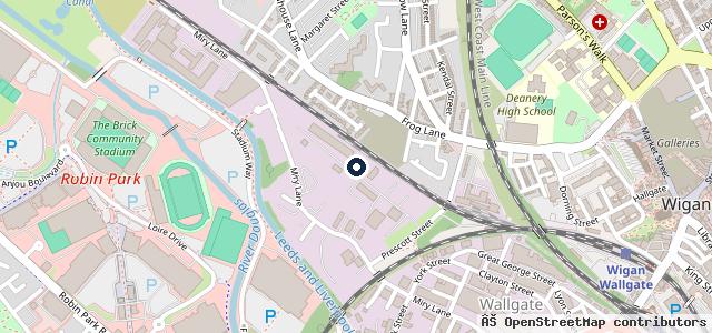 Map showing the location of Motcentrewigan
