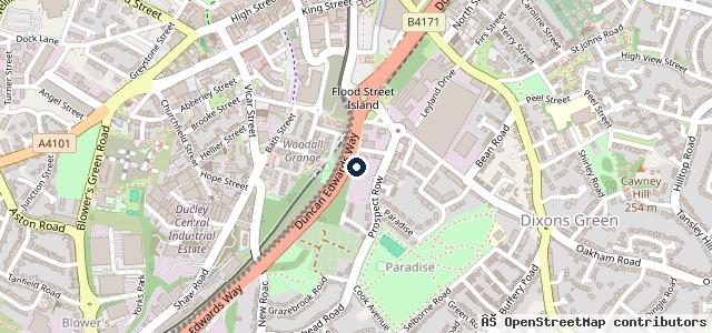Map showing the location of Retro Ridez