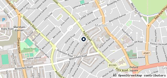 Map showing the location of Kingsland MOT