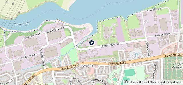 Map showing the location of Juniors MOT Centre