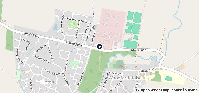Map showing the location of Woodford MOT's