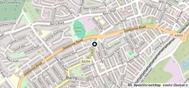 Map showing the location of Kwik Fit