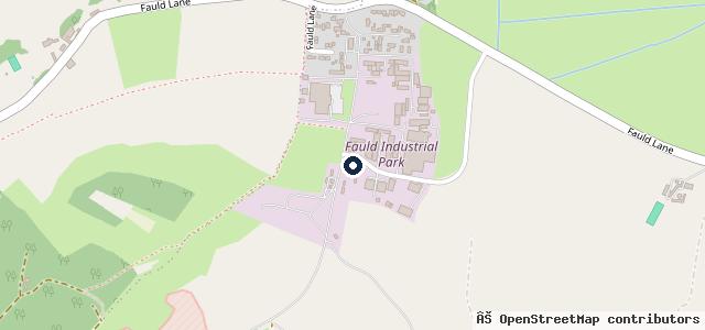 Map showing the location of M.H Vehicle Services Ltd