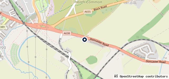 Map showing the location of M Toft & Sons