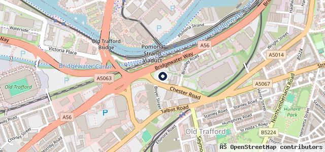 Map showing the location of Manchester Audi