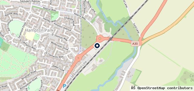 Map showing the location of Marshall BMW Salisbury
