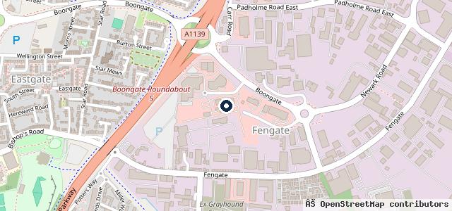 Map showing the location of Marshall Volvo