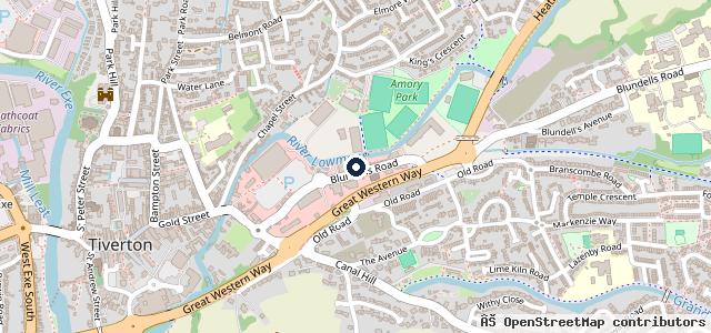 Map showing the location of Medland Sanders & Twose Ltd - MST