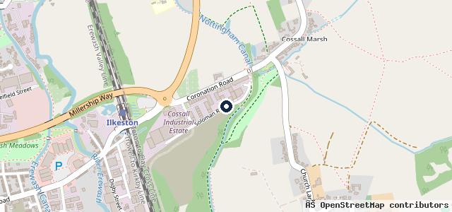 Map showing the location of Midland Auto Services Ltd