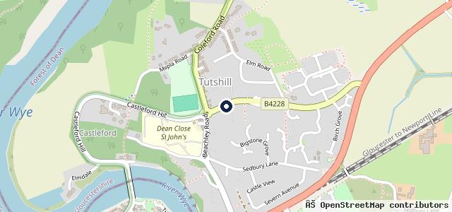 Map showing the location of Motor Services Of Chepstow Ltd