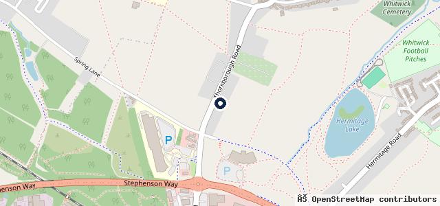 Map showing the location of Mototechnics Coalville Ltd