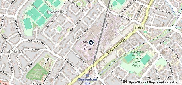 Map showing the location of M S Motor Services