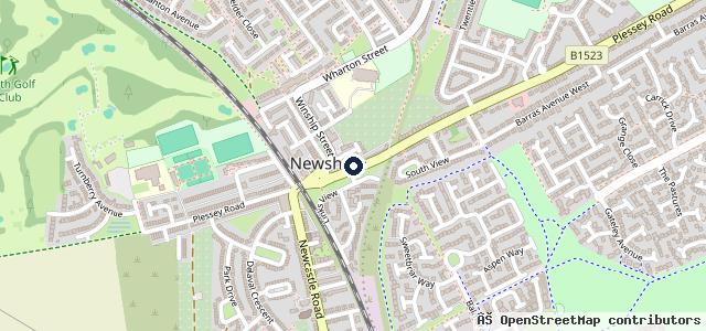 Map showing the location of Newsham Motor Cycles