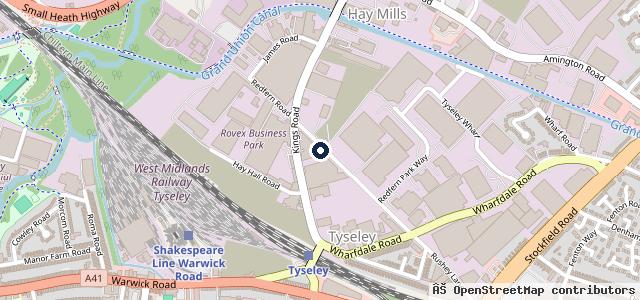 Map showing the location of One Stop Auto Services Ltd