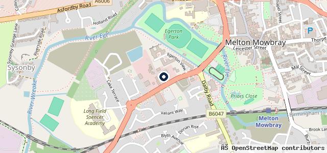 Map showing the location of Marshall Land Rover Melton Mowbray (Authorised Repairer)