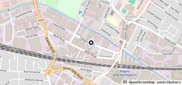 Map showing the location of Pitstop Tyre Centre