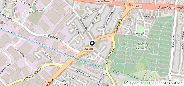 Map showing the location of JC Motorcycles