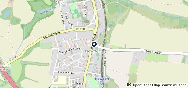 Map showing the location of Premier Garage Newport