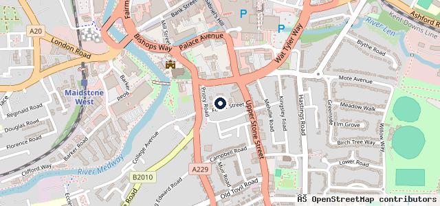 Map showing the location of Malling Repair Services - MOT & Tyres Centre in Maidstone