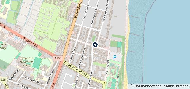 Map showing the location of Pullons Garage