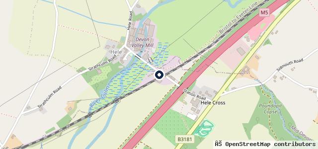 Map showing the location of R C Motors