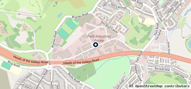 Map showing the location of R T Williams Vehicle Repair & Recovery