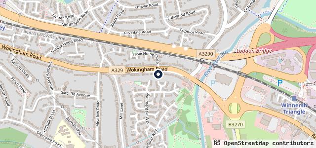 Map showing the location of Reading Harley-Davidson