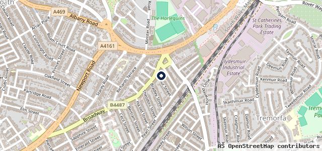 Map showing the location of Royston Motors
