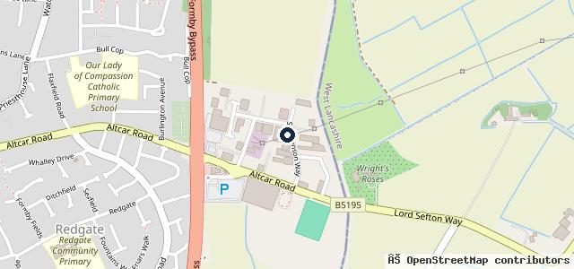 Map showing the location of S & S Mot Centre